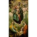Virgin And Child With St Martina And St Agnes 1597-99