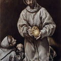 St. Francis and brother Leo meditating on death