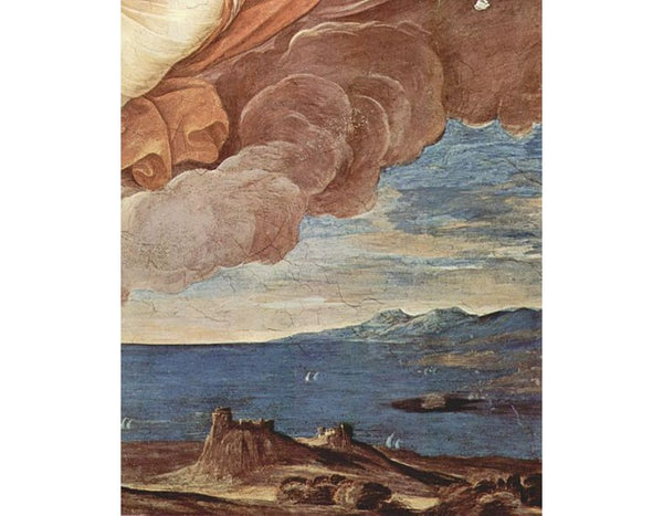 Aurora (Apollo follows the voraneilenden Aurora in his car), Detail 1
