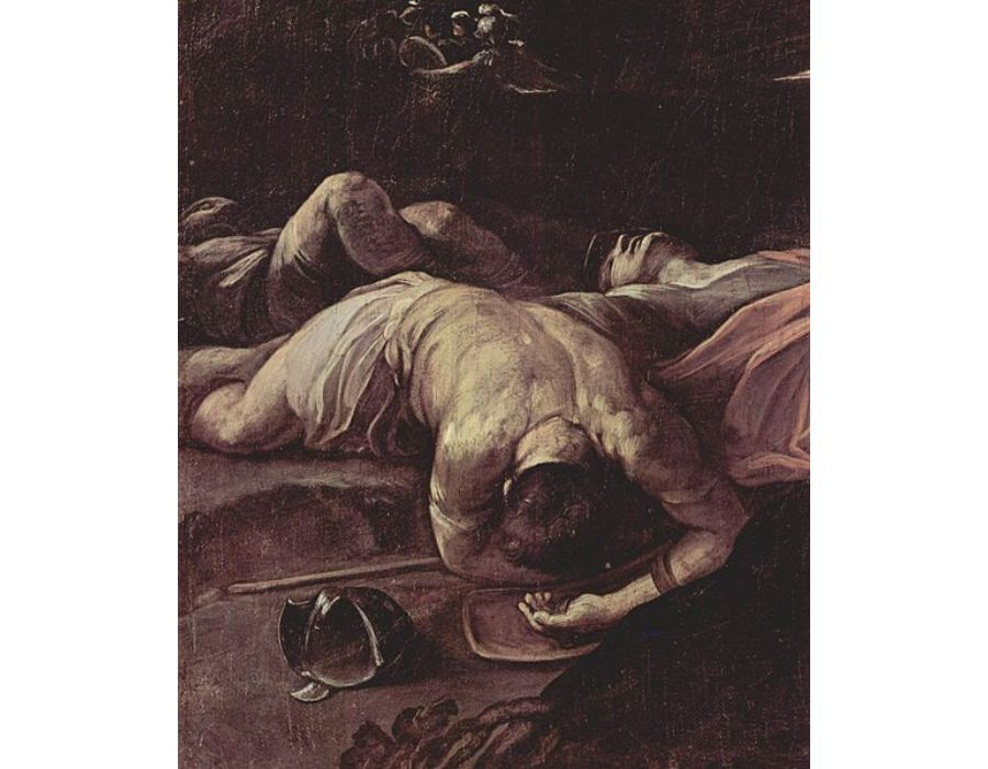 The Triumph of Samson, detail
