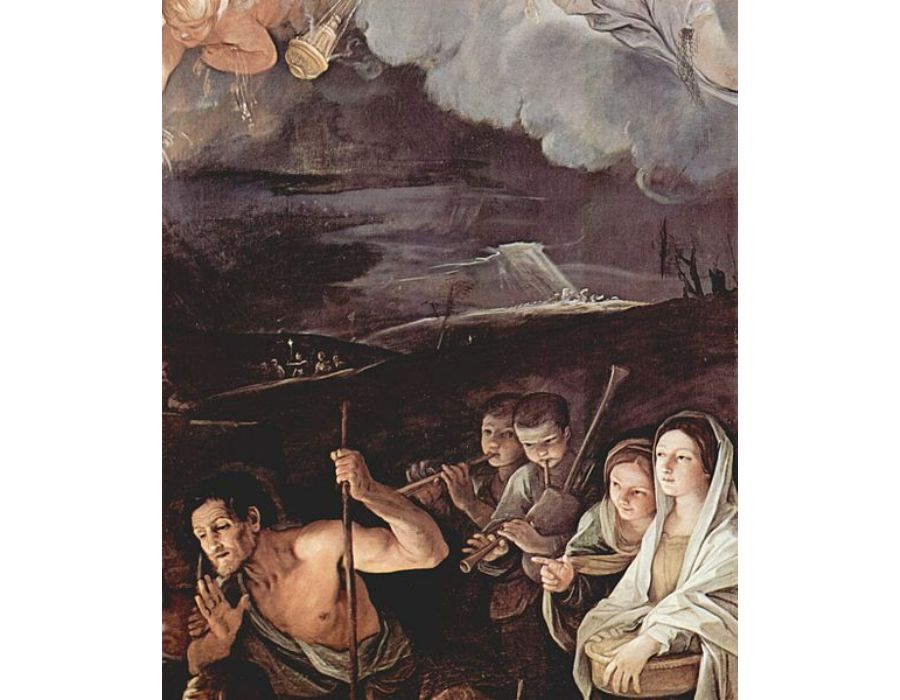 Adoration of the Shepherds, detail 2

