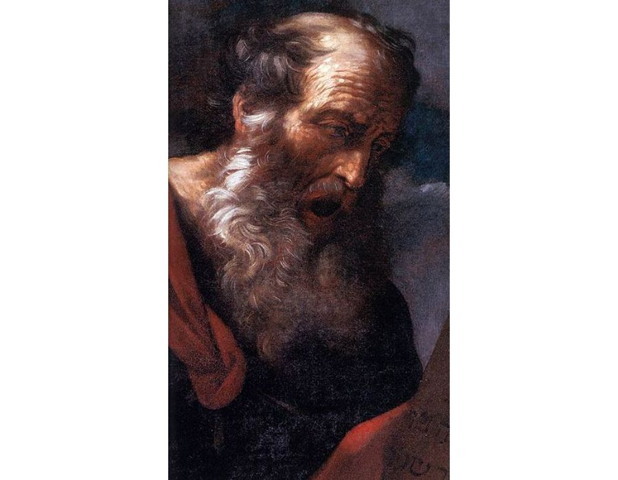 Moses with the Tables of the Law (detail)
