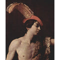 David with the head of Goliath, Detail
