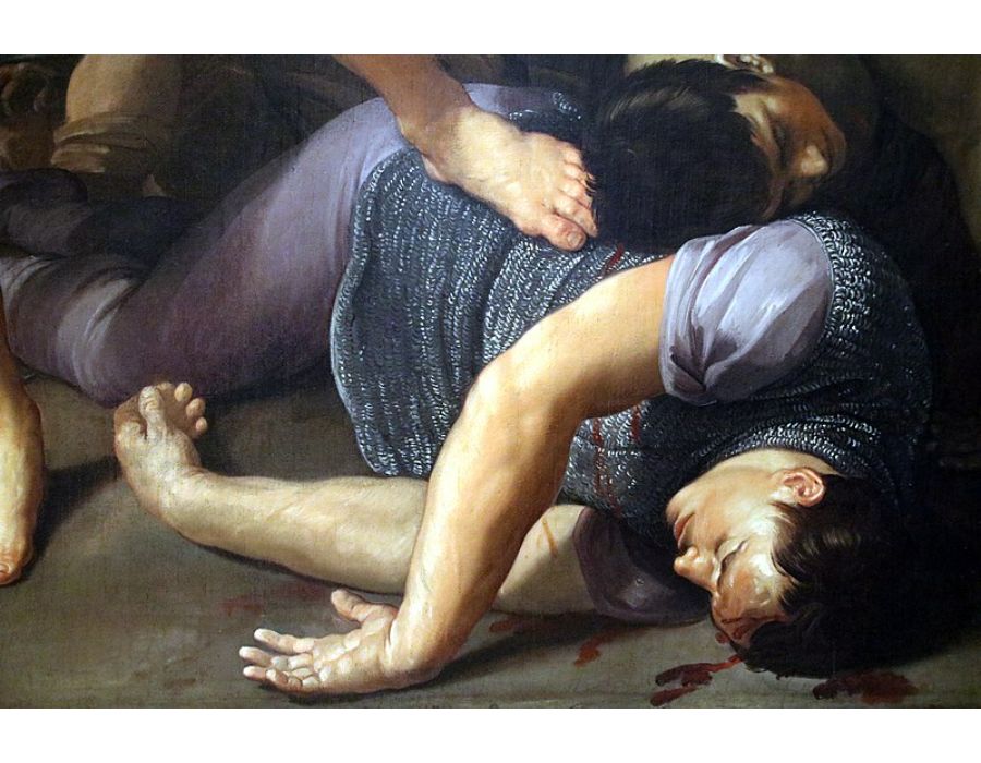 The Triumph of Samson, detail 2
