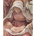 Frescoes in the Palazzo Quirinale, Cappella dell'Annunciata, entrance wall, scene, Maria birth, Detail 2