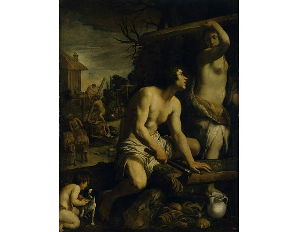 The construction of the Ark of Noah