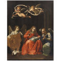 The Virgin Sewing, from the Cappella dellAnnunciata Chapel of the Annunciation 1610