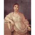Portrait of a girl with a crown
