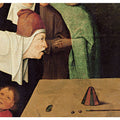 The Conjurer [detail]. Painting by Hieronymus Bosch