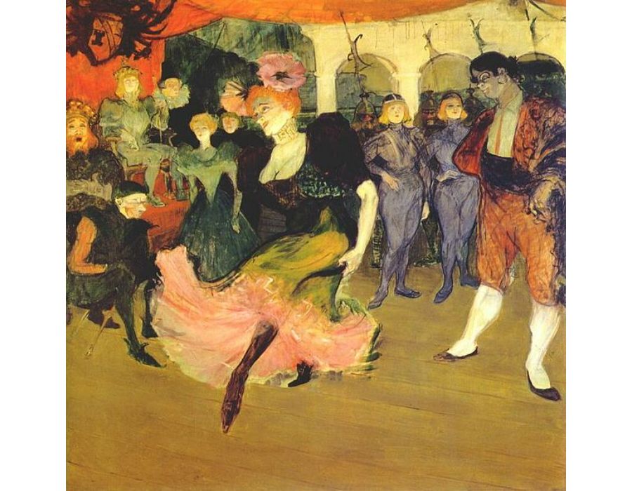 Marcelle Lender Doing The Bolero In Chilperic 