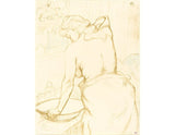 Elles: Woman at Her Toilette, Washing Herself artwork preview