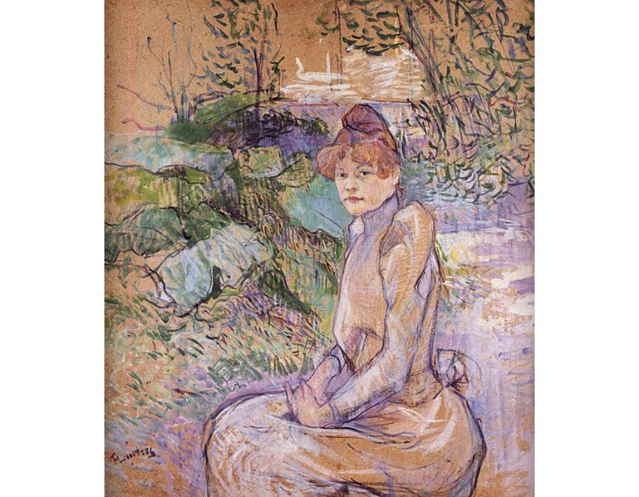 Woman in Monsieur Forest's Garden 