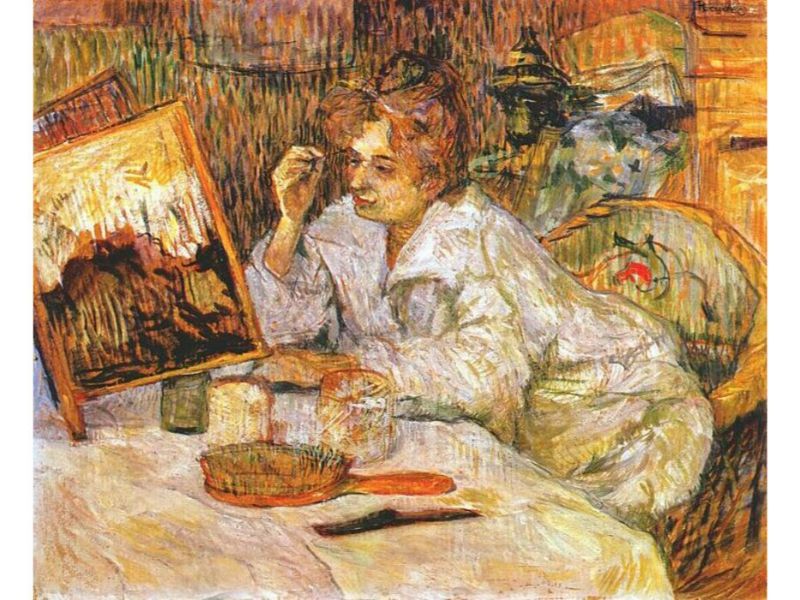 Woman At Her Toilette 