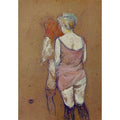 Two Half Naked Women Seen From Behind In The Rue Des Moulins Brothel 
