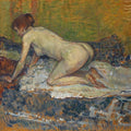 Red-Headed Nude Crouching 