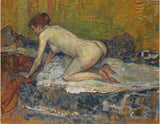 Red-Headed Nude Crouching artwork preview
