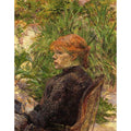 Red-Haired Girl in Monsieur Forest's Garden (Carmen Gaudin) 