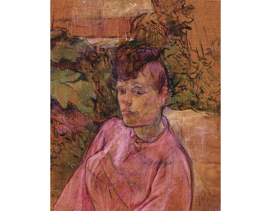Woman in Monsieur Forest's Garden 2 