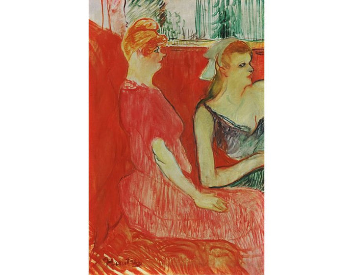 In the Salon of the Rue des Moulins 