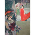 Messalina Descends the Stairs Lined by Female Figures 