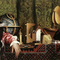 The Ambassadors [detail: 3] (or Jean de Dinteville and Georges de Selve) 