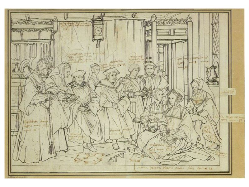 Study for the Family Portrait of Sir Thomas More c. 1527 