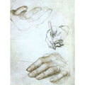 Studies of the Hands of Erasmus of Rotterdam c. 1523 