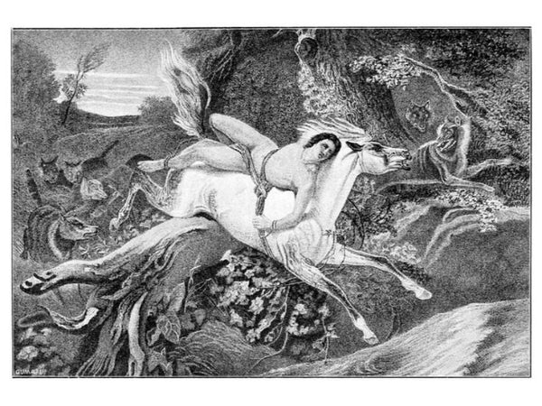 Mazeppa, 1826 Painting by Horace Vernet