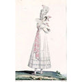 Summer Dress, fashion plate from Incroyables et Merveilleuses, engraved by Georges Jacques Gatine 1773-1831, c.1815 Painting by Horace Vernet