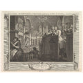 The Industrious Prentice Performing the Duty of a Christian plate II of Industry and Idleness 