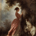 The Souvenir 1775-78 Painting by Jean-Honore