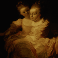 The Two Sisters Painting by Jean-Honore
