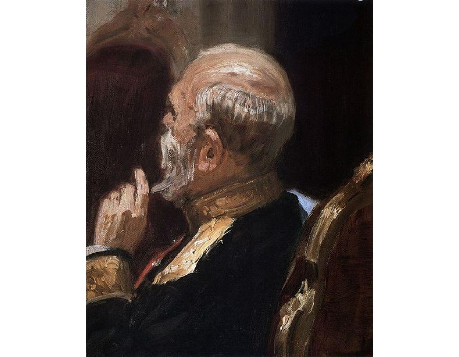 Portrait of professor emeritus of the Imperial Military Academy, infantry general and member of State Council Nikol 