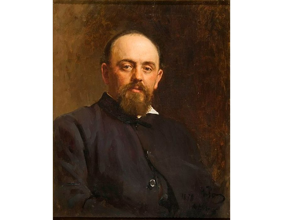 Portrait of railroad tycoon and patron of the arts Savva Ivanovich Mamontov 2 