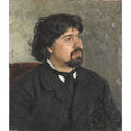 Portrait of the painter Vasily Ivanovich Surikov 