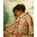Portrait Of Nadya Repina The Artists Daughter 1881 