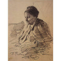 Portrait of T.S. Repina, mother of the artist 