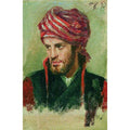Portrait of a young man in a turban 