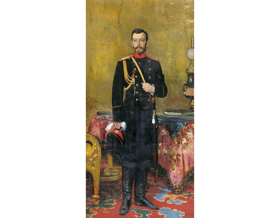 Portrait of Emperor Nicholas II (1868-1918) 1895 