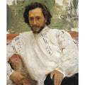 Portrait of writer Leonid Nikolayevich Andreyev 