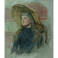 Portrait of painter Elizabeta Nikolayevna Zvantseva 