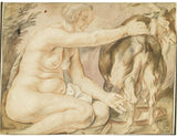 Adrastea milking a goat Amalthea artwork preview