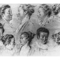 Studies of Women's Heads 