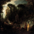 Gathering by the Fountain of Neptune 1714 