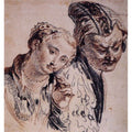 Sketch with Two Figures 