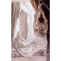 Brunhilde Observing Gunther, Whom She Has Tied to the Ceiling 1807 Painting by Johann Henry Fuseli