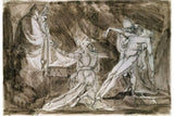 Study for Saul and the Witch of Endor Painting artwork preview