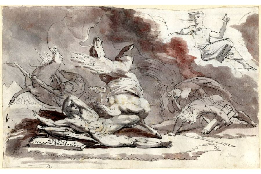 The Conversion of Saint Paul Painting by Johann Henry Fuseli