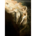 The Dream of Queen Katherine Painting by Johann Henry Fuseli