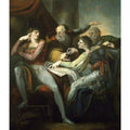 Dispute between Hotspur, Glendower, Mortimer and Worcester Painting by Johann Henry Fuseli
